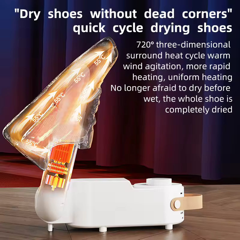 Microdata Intelligent timed shoe dryer with adjustable telescopic shoe dryer for fast drying, deodorization, and sterility - AliExpress 6
